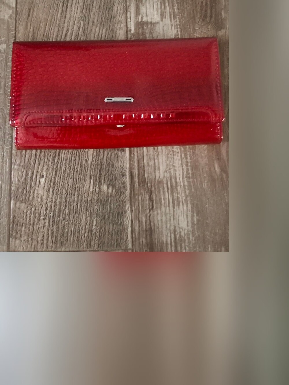 Glossy Red Patent Leather Women’s Clutch Wallet Brad Balisa
